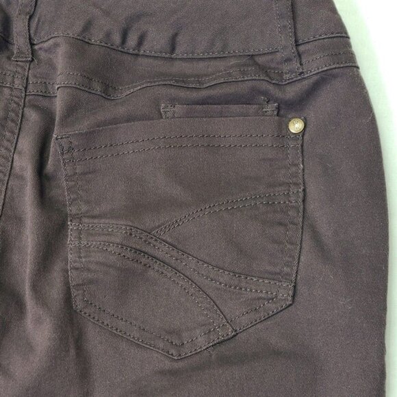 One 5 One Womens Size 12 Authentic Denim Brown Stretch Pants - Picture 7 of 12